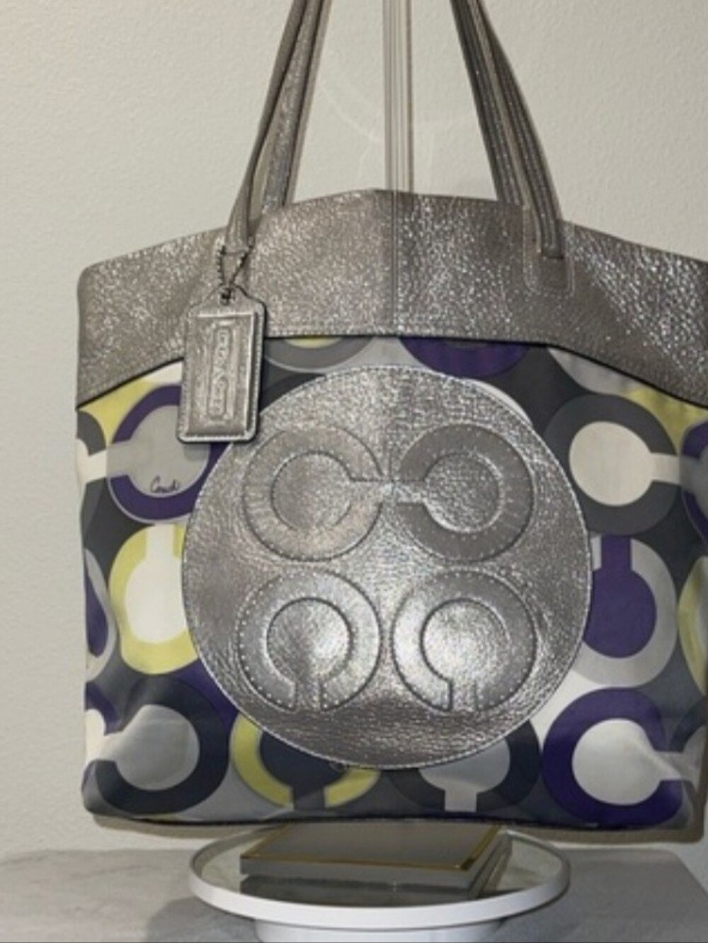 Coach Julia Op ART Tote Bag